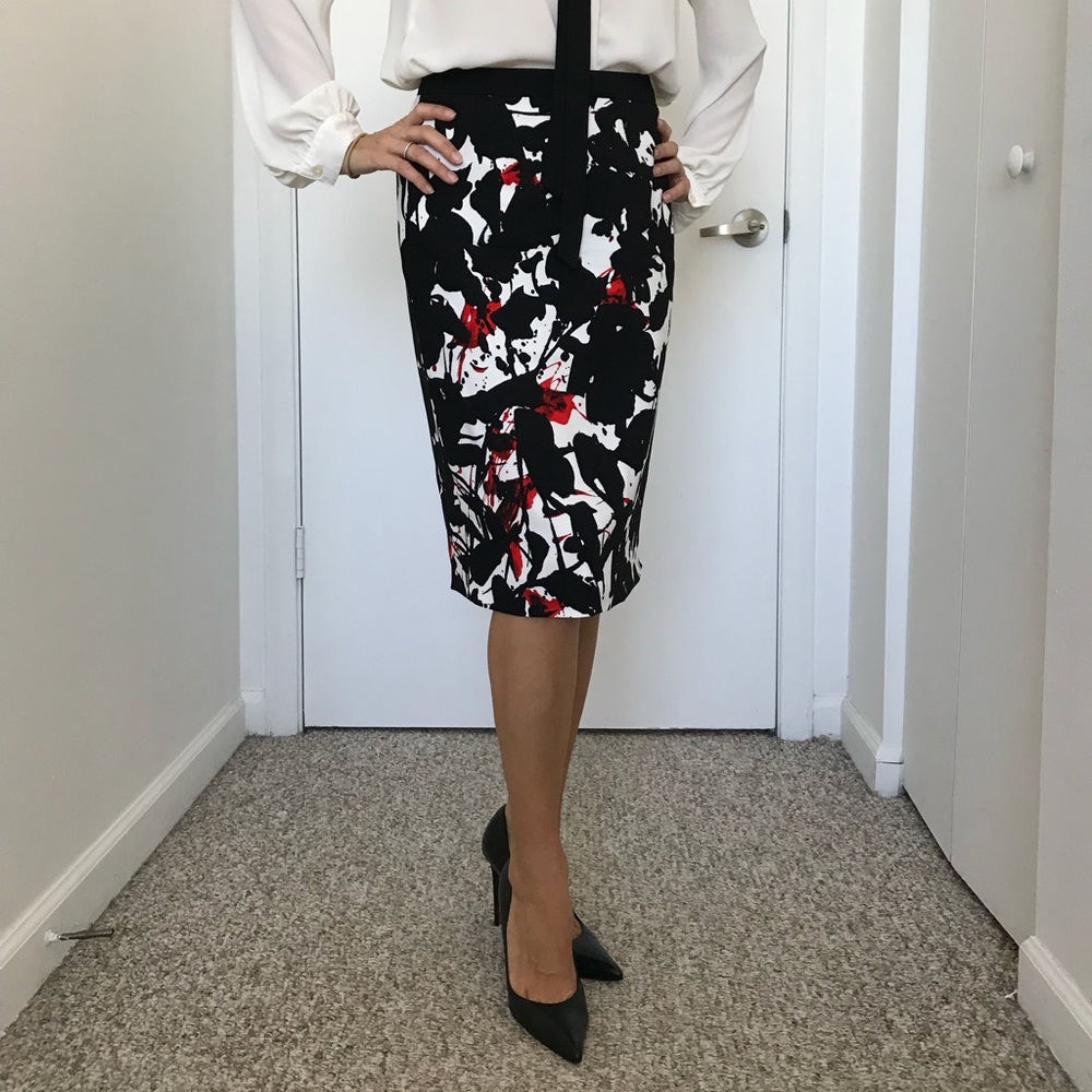 Hugo Boss flower skirt